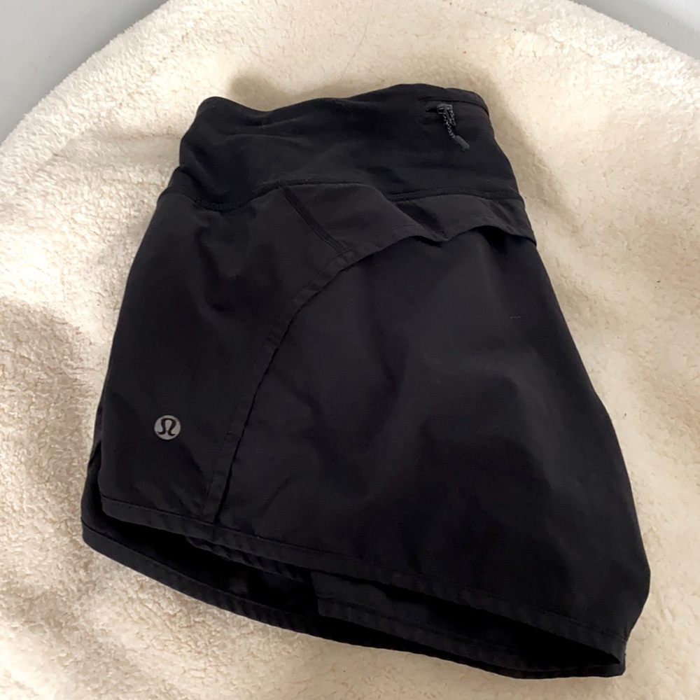 Black Lululemon Shorts - Size 6